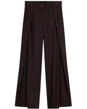 Summum Wide Trousers - Negro