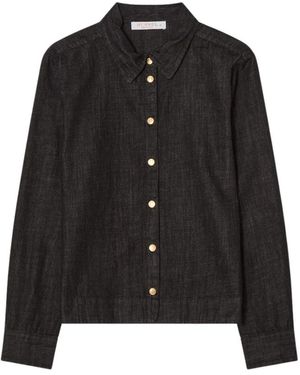 BUSNEL Denim Shirts - Negro