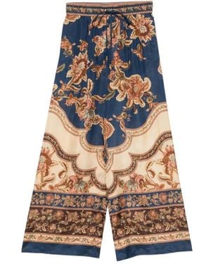 Zimmermann Wide Trousers - Azul