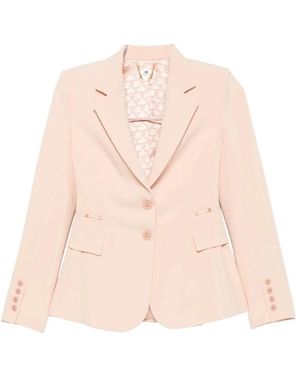 Elisabetta Franchi Einknopf-Blazer - Pink