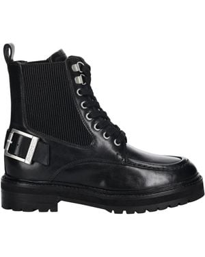 Barbour Lace-Up Boots - Noir