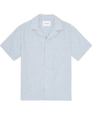 Les Deux Short Sleeve Shirts - Blue