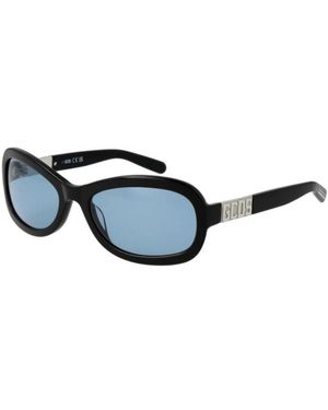 Gcds Stilvolle Ovale Sonnenbrille Mit Uv-Schutz - Blau