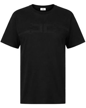 Elisabetta Franchi T-Shirts - Black