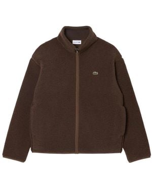 Lacoste Zip-Throughs - Marrone