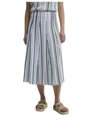 Barbour Rokken ,Veelkleurig ,Katoen Josie Gebreide Midi Rok - Blauw