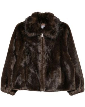 Betta Corradi Faux Fur & Shearling Jackets - Black