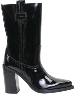 Bronx Heeled Boots - Black