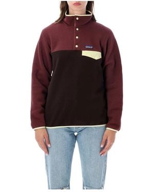 Patagonia Lightweight Synchilla Snap-T - Rot