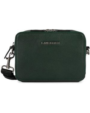 Lancaster Doppelreißverschluss satchel delphino lucas grün