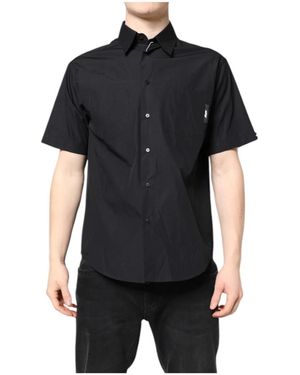 MSGM Short Sleeve Shirts - Negro