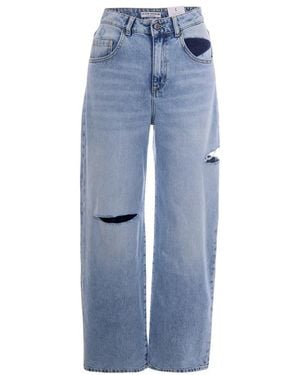 ICON DENIM Loose Fit Jeans - Blue