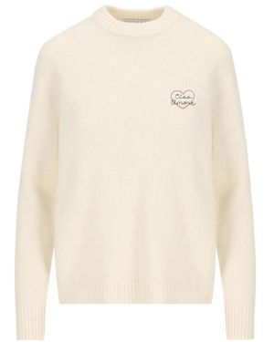 Giada Benincasa Round-Neck Knitwear - Blanc