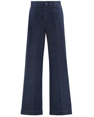 Moncler Wide Jeans - Blauw