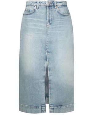 7 For All Mankind Denim Skirts - Blu
