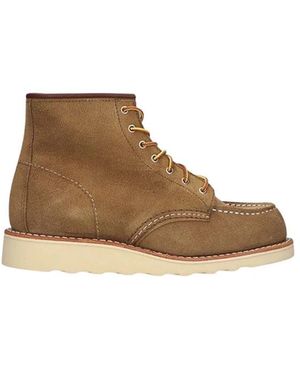 Red Wing Lace-Up Boots - Marron