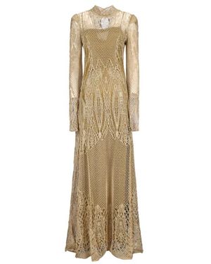 Dior Kleedjes ,Arabesques Maxi Jurk - Naturel