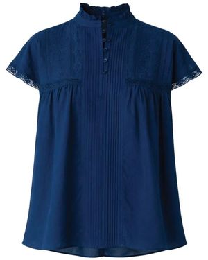 Vanessa Bruno Overhemden ,Blauw ,Katoen Ganu Blouse