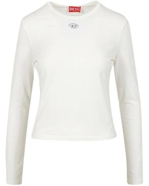 DIESEL Long Sleeve Tops - Blanco