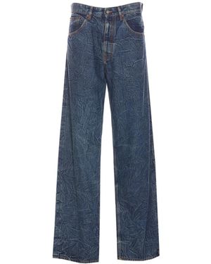 MM6 by Maison Margiela Straight Jeans - Blue