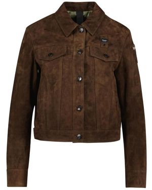 Blauer Leather Jackets - Marrone