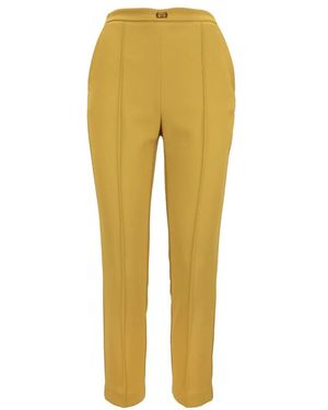 Elisabetta Franchi Cropped Trousers - Yellow