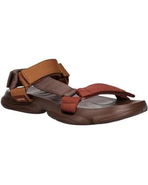 Camper Flat Sandals - Marrone