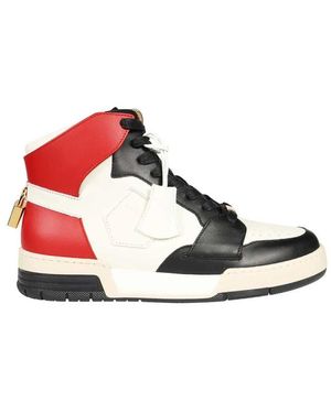 Buscemi Hohe ledersneaker - Rot