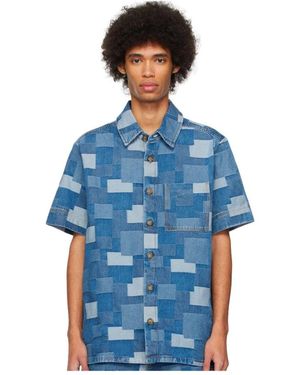 A.P.C. Denim Shirts - Blu