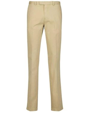 Boglioli Slim-Fit Trousers - Natural