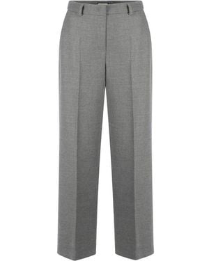 Seductive Wide Trousers - Gris