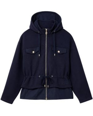 Liu Jo Fitness ,Blauw ,Jersey Jacket