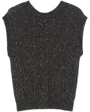 Max Mara Round-Neck Knitwear - Noir