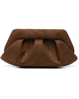 THEMOIRÈ Clutches - Marrone