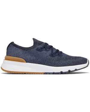 Brunello Cucinelli Dunkelblaue saphir sneakers