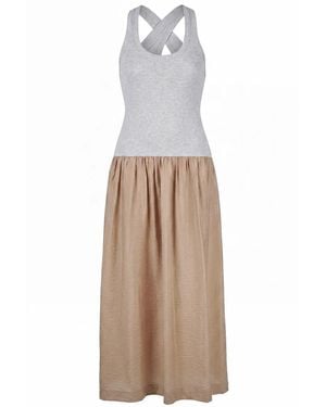 8pm Midi Dresses - Natural