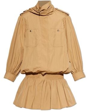 Chloé Single-Breasted Coats - Neutro