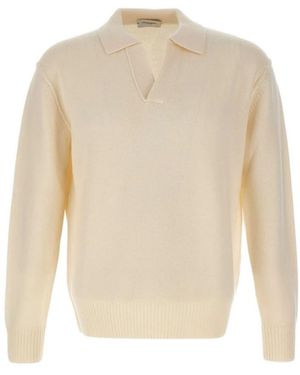 Paolo Pecora V-Neck Knitwear - Wit