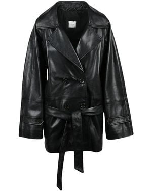 Alysi Leather Jackets - Negro