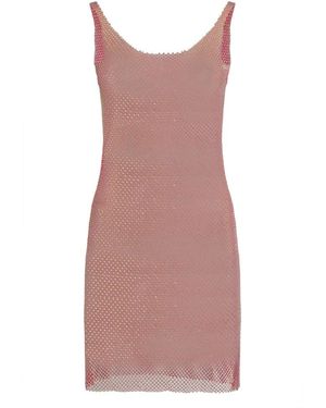 Santa Brands Knitted Mesh Dress - Pink