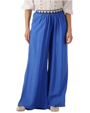 Louizon Williana Wide Hosen - Blau