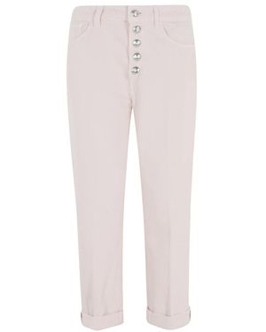 Dondup Cropped Jeans - Pink