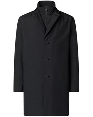 Save The Duck Single-Breasted Coats - Black