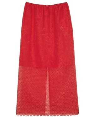 Cecilie Bahnsen Maxi Skirts - Red
