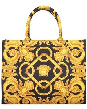 Versace Shopping Bags - Yellow