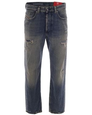DIESEL Straight Jeans - Azul