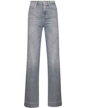 7 For All Mankind Boot-Cut Jeans - Grijs