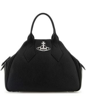 Vivienne Westwood Schwarze Synthetikleder Mittlere Handtasche