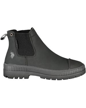 U.S. POLO ASSN. Stiefel Mit Seitlichen Gummizügen - Schwarz