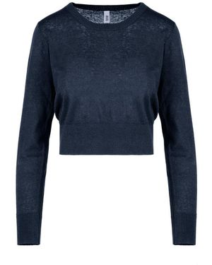 Bomboogie Round-Neck Knitwear - Bleu